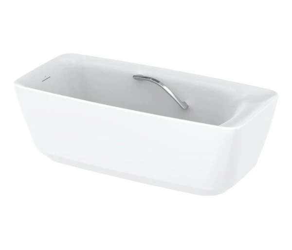TOTO Floating Badewanne, Eckig, Freistehend Mit Wannengriff 2 TOTO Floating Badewanne, Eckig, Freistehend Mit Wannengriff – Bild 2