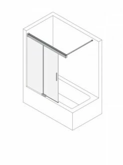 Koralle Schiebetür 2tlg. S600Plus DSB2 L 140, V113214016R71