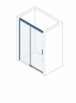 Koralle Schiebetür 2-teilig In Nische S600Plus DSN2 L 160, V113116020RP1