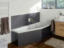 Koralle Badewanne T200 170/75 R Raumsparwanne, VL166170075201