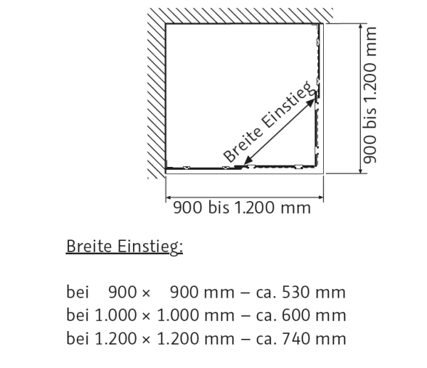 HSK Atelier Plan Pur AP.32 Eckeinstieg Mit Gleittüren 2 HSK Atelier Plan Pur AP.32 Eckeinstieg Mit Gleittüren – Bild 2