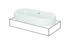 Grohe Verkauf 27 Bette Badewannen Oval Lux Oval Highline Schwarz 1900x900x450/280mm, 3467-056CFXXH