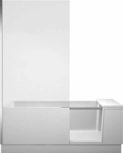 Duravit Shower + Bath Badewanne Mit Tür Weiß Matt 1700x750 Mm - 700454000000000
