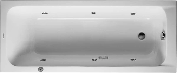 Duravit D-Code Whirlwanne Weiß 1700x700 Mm - 760098000JP1000 1 Duravit D-Code Whirlwanne Weiß 1700x700 Mm - 760098000JP1000
