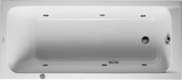 Duravit D-Code Whirlwanne Weiß 1700x750 Mm - 760100000JP1000 1 Duravit D-Code Whirlwanne Weiß 1700x750 Mm - 760100000JP1000