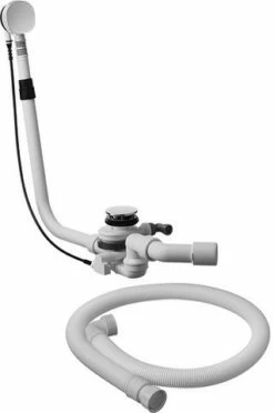 Duravit Ab- Und Überlaufgarnitur Mit Zulauf Chrom 500x80x450 Mm - 791228000001000