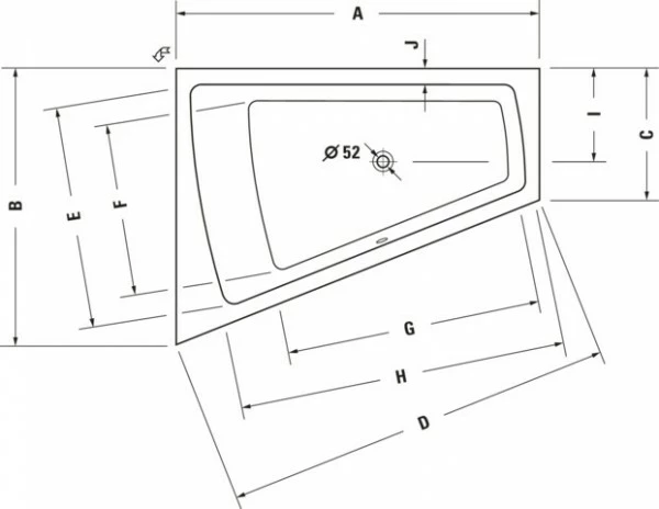 Duravit Paiova Badewanne Weiß 1700x1300 Mm - 700214000000000 6 Duravit Paiova Badewanne Weiß 1700x1300 Mm - 700214000000000 – Bild 6