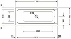 Duravit D-Code Whirlwanne Weiß 1700x700 Mm - 760097000JP1000 17 Duravit D-Code Whirlwanne Weiß 1700x700 Mm - 760097000JP1000 -Grohe Verkauf duv w 1271772 600x600