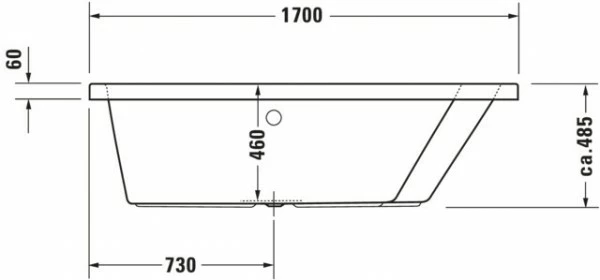 Duravit Paiova Whirlwanne Weiß 1700x1300 Mm - 760215000CL1000 4 Duravit Paiova Whirlwanne Weiß 1700x1300 Mm - 760215000CL1000 – Bild 4