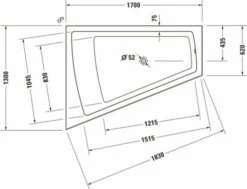 Duravit Paiova Whirlwanne Weiß 1700x1300 Mm - 760266000AS0000 -Grohe Verkauf duv w 1271950 600x600