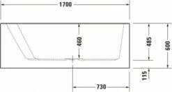 Duravit Paiova Whirlwanne Weiß 1700x1300 Mm - 760266000AS0000 -Grohe Verkauf duv w 1271951 600x600