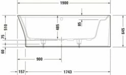 Duravit Cape Cod Whirlwanne Weiß Matt 1900x900 Mm - 760363000AS0000 -Grohe Verkauf duv w 1272069 600x600