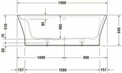 Duravit Cape Cod Whirlwanne Weiß Matt 1900x900 Mm - 760364000AS0000 7 Duravit Cape Cod Whirlwanne Weiß Matt 1900x900 Mm - 760364000AS0000 -Grohe Verkauf duv w 1272071 600x600