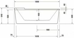 Duravit Starck Badewanne Weiß 1800x800 Mm - 700010000000000 -Grohe Verkauf duv w 1388733 600x600