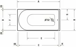 Duravit D-Neo Badewanne Weiß 1700x750 Mm - 700479000000000 -Grohe Verkauf duv w 1399068 600x600