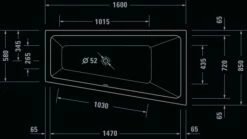 Duravit Duravit No.1 Whirlwanne Weiß 1600x850 Mm - 760507000JP1000 -Grohe Verkauf duv w 1923319 600x600