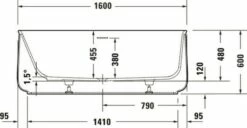 Duravit Zencha Badewanne Weiß Matt 1600x850 Mm - 700462000000000 -Grohe Verkauf duv w 2108429 600x600
