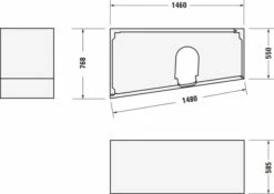 Duravit Duravit No.1 Badewanne Weiß 1500x800 Mm - 700504000000000 -Grohe Verkauf duv w 2149698 600x600