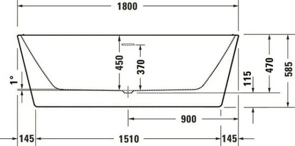 Duravit DuraSkye Badewanne Weiß 1800x800 Mm - 700565000000000 4 Duravit DuraSkye Badewanne Weiß 1800x800 Mm - 700565000000000 – Bild 4
