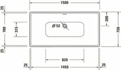 Duravit DuraSkye Badewanne Weiß 1500x750 Mm - 700562000000000 11 Duravit DuraSkye Badewanne Weiß 1500x750 Mm - 700562000000000 -Grohe Verkauf duv w 2450117 600x600