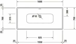 Duravit DuraSkye Badewanne Weiß 1600x750 Mm - 700563000000000 13 Duravit DuraSkye Badewanne Weiß 1600x750 Mm - 700563000000000 -Grohe Verkauf duv w 2450317 600x600