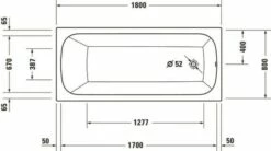 Duravit Qatego Whirlwanne Weiß 1800x800 Mm - 760613000JS1000