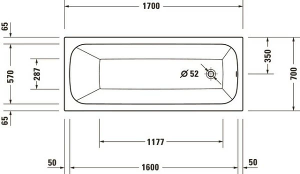 Duravit Qatego Whirlwanne Weiß 1700x700 Mm - 760611000JS1000 4 Duravit Qatego Whirlwanne Weiß 1700x700 Mm - 760611000JS1000 – Bild 4