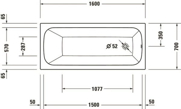 Duravit Qatego Whirlwanne Weiß 1600x700 Mm - 760610000CE1000 5 Duravit Qatego Whirlwanne Weiß 1600x700 Mm - 760610000CE1000 – Bild 5