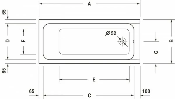 Duravit D-Code Badewanne Weiß 1600x700 Mm - 700096000000000 10 Duravit D-Code Badewanne Weiß 1600x700 Mm - 700096000000000 – Bild 10
