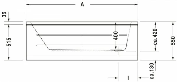 Duravit D-Code Badewanne Weiß 1600x700 Mm - 700096000000000 11 Duravit D-Code Badewanne Weiß 1600x700 Mm - 700096000000000 – Bild 11