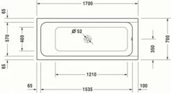 Duravit D-Code Whirlwanne Weiß 1700x700 Mm - 760097000JP1000 24 Duravit D-Code Whirlwanne Weiß 1700x700 Mm - 760097000JP1000 -Grohe Verkauf duv w 83147 600x600