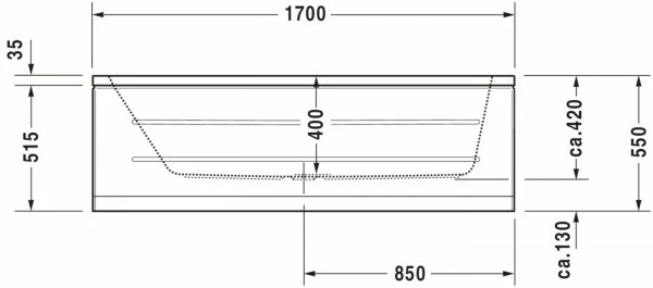 Duravit D-Code Whirlwanne Weiß 1700x700 Mm - 760097000JP1000 12 Duravit D-Code Whirlwanne Weiß 1700x700 Mm - 760097000JP1000 – Bild 12