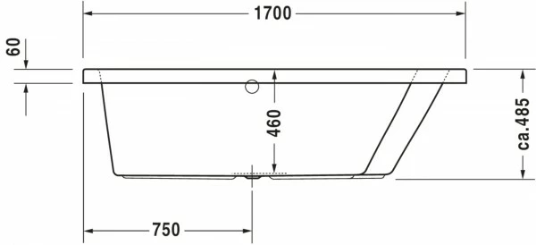 Duravit Paiova Whirlwanne Weiß 1700x1000 Mm - 760213000CL1000 5 Duravit Paiova Whirlwanne Weiß 1700x1000 Mm - 760213000CL1000 – Bild 5