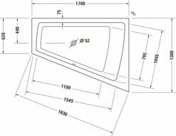 Duravit Paiova Whirlwanne Weiß 1700x1300 Mm - 760215000CL1000 16 Duravit Paiova Whirlwanne Weiß 1700x1300 Mm - 760215000CL1000 -Grohe Verkauf duv w 83251 600x600