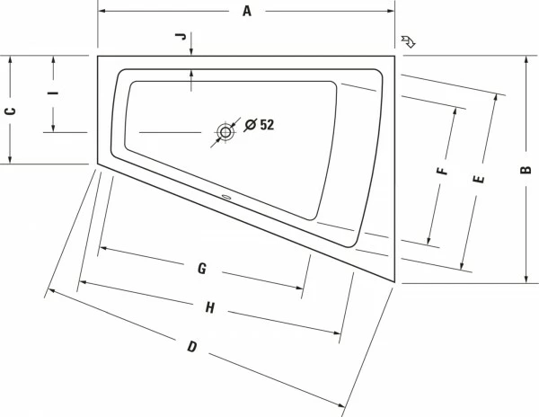 Duravit Paiova Whirlwanne Weiß 1700x1300 Mm - 760215000CL1000 8 Duravit Paiova Whirlwanne Weiß 1700x1300 Mm - 760215000CL1000 – Bild 8