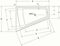 Duravit Paiova Whirlwanne Weiß 1700x1300 Mm - 760266000AS0000 -Grohe Verkauf duv w 83324 600x600