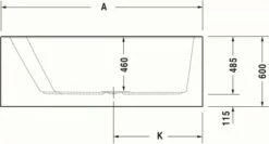 Duravit Paiova Whirlwanne Weiß 1700x1300 Mm - 760266000AS0000 -Grohe Verkauf duv w 83325 600x600