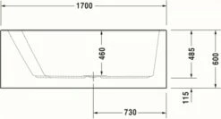 Duravit Paiova Whirlwanne Weiß 1700x1300 Mm - 760266000AS0000 -Grohe Verkauf duv w 83327 600x600