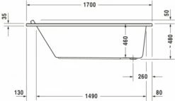 Duravit Starck Whirlwanne Weiß 1700x900 Mm - 760337000AS0000 -Grohe Verkauf duv w 83427 600x600