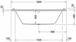 Duravit Starck Whirlwanne Weiß 1800x900 Mm - 760339000CL1000 -Grohe Verkauf duv w 83435 600x600