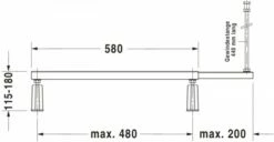 Duravit D-Code Fußgestell Grau 580x40x115 Mm - 790128000000000 -Grohe Verkauf duv w 84466 600x600