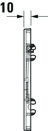 Duravit DuraSystem Betätigungsplatte Mechanisch Für Urinal 131x10x150 Mm - WD5004701000 5 Duravit DuraSystem Betätigungsplatte Mechanisch Für Urinal 131x10x150 Mm - WD5004701000 – Bild 5