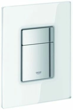 GROHE WC-Betätigung Skate Cosmopolitan 38845 Mit Glasoberfläche Moon White