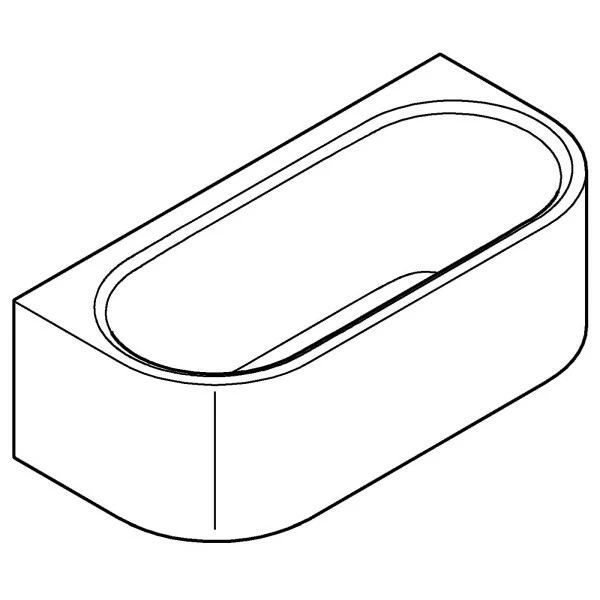 GROHE Vorwand-Badewanne Essence 39649 Alpinweiß, 39622000 2 GROHE Vorwand-Badewanne Essence 39649 Alpinweiß, 39622000 – Bild 2