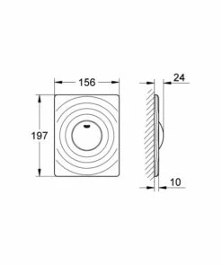 GROHE WC-Betätigung Surf 38574 1-Menge Waagr. O. Senkr. Chrom 5 GROHE WC-Betätigung Surf 38574 1-Menge Waagr. O. Senkr. Chrom -Grohe Verkauf fgv 38574000 1279009 600x600