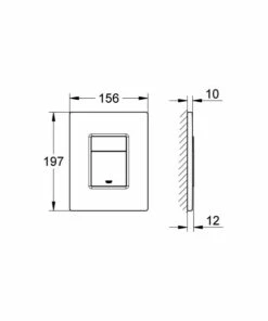 Grohe WC-Betätigung Skate Cosmopolitan, 38732KF0 -Grohe Verkauf fgv 38732kf0 1258705 600x600