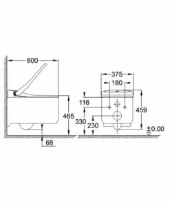 GROHE GROHE Dusch-WC Sensia Arena 39354 Komplettanlage Für UP-SPK Alpinweiß, 39354SH1 -Grohe Verkauf fgv 39354sh1 2036382 600x600
