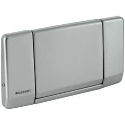 Geberit Highline Betätigungsplatte Edelstahl Verschraubbar Für Spül-Stopp-Spülung, 115151001