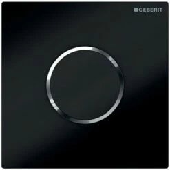 Geberit HyTronic Urinal-Steuerung Sigma10 Schwarz/verchromt Zink-Druckguss Berührungslos Infrarot/Ba