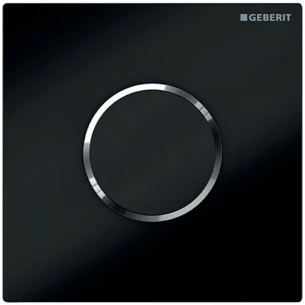 Geberit HyTronic Urinal-Steuerung Sigma10 Schwarz/verchromt Zink-Druckguss Berührungslos Infrarot/Ba 1 Geberit HyTronic Urinal-Steuerung Sigma10 Schwarz/verchromt Zink-Druckguss Berührungslos Infrarot/Ba